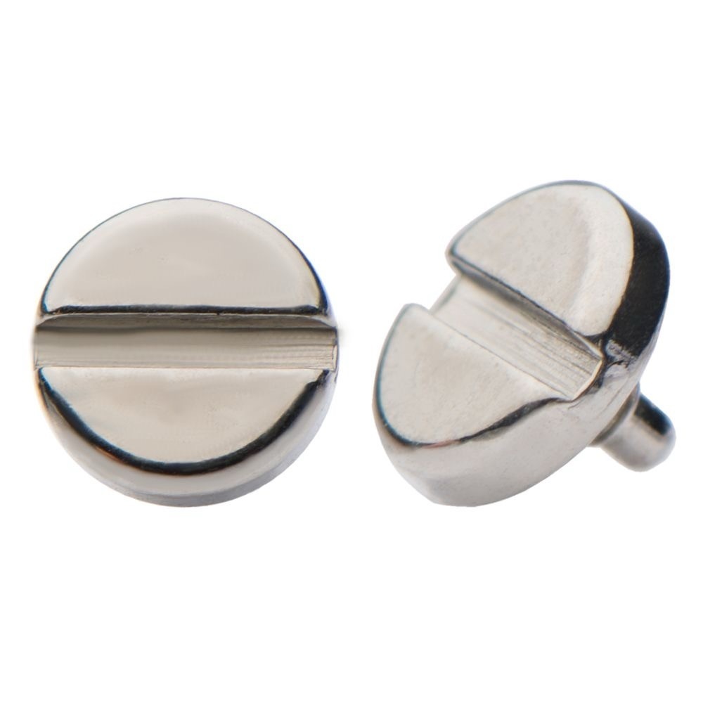 Hollywood Body Jewelry a pair 4mm Screw Top Dermal